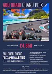 Abu Dhabi Grand Prix and Mauritius