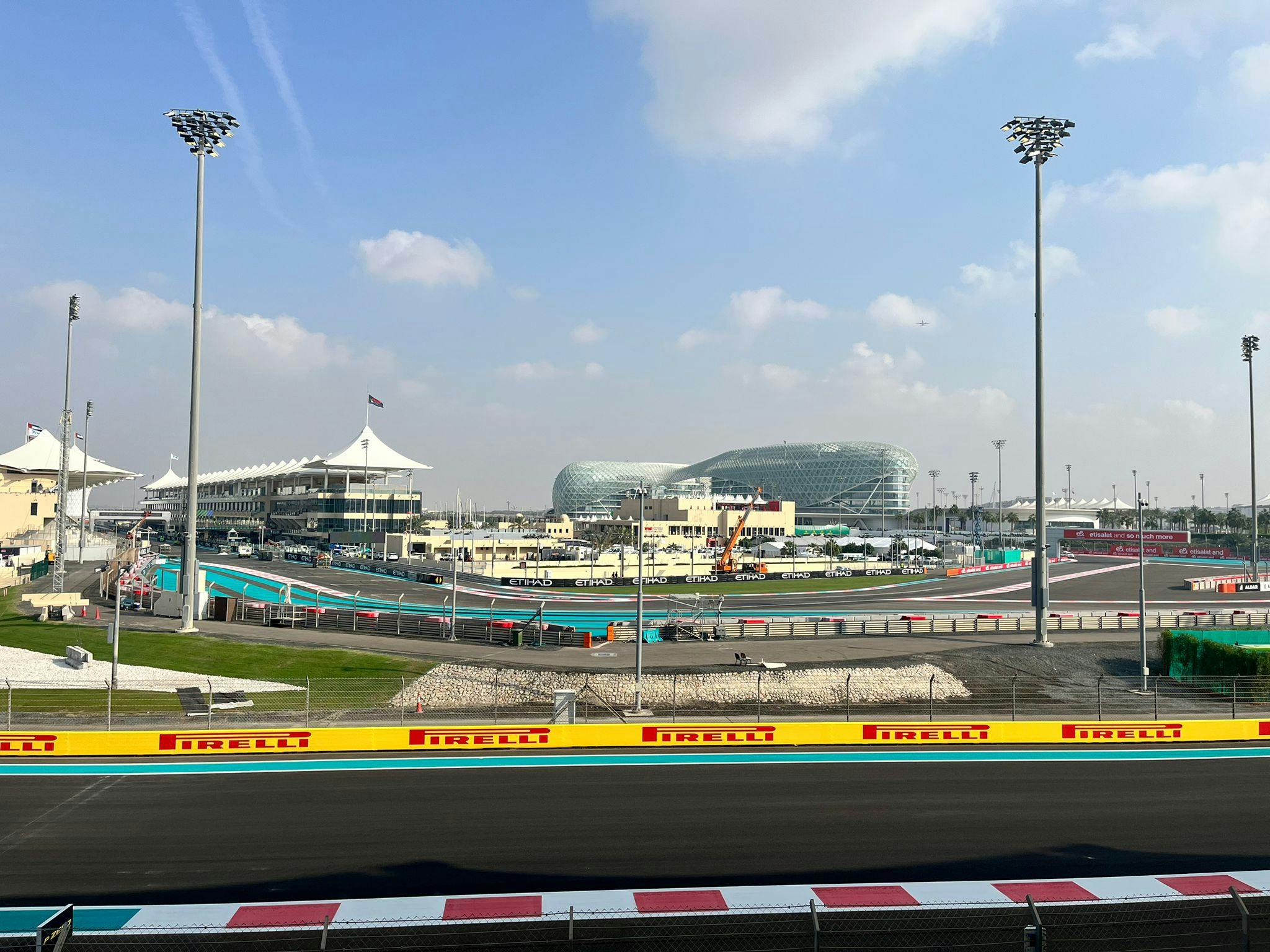 Simon at Yas Marina Circuit