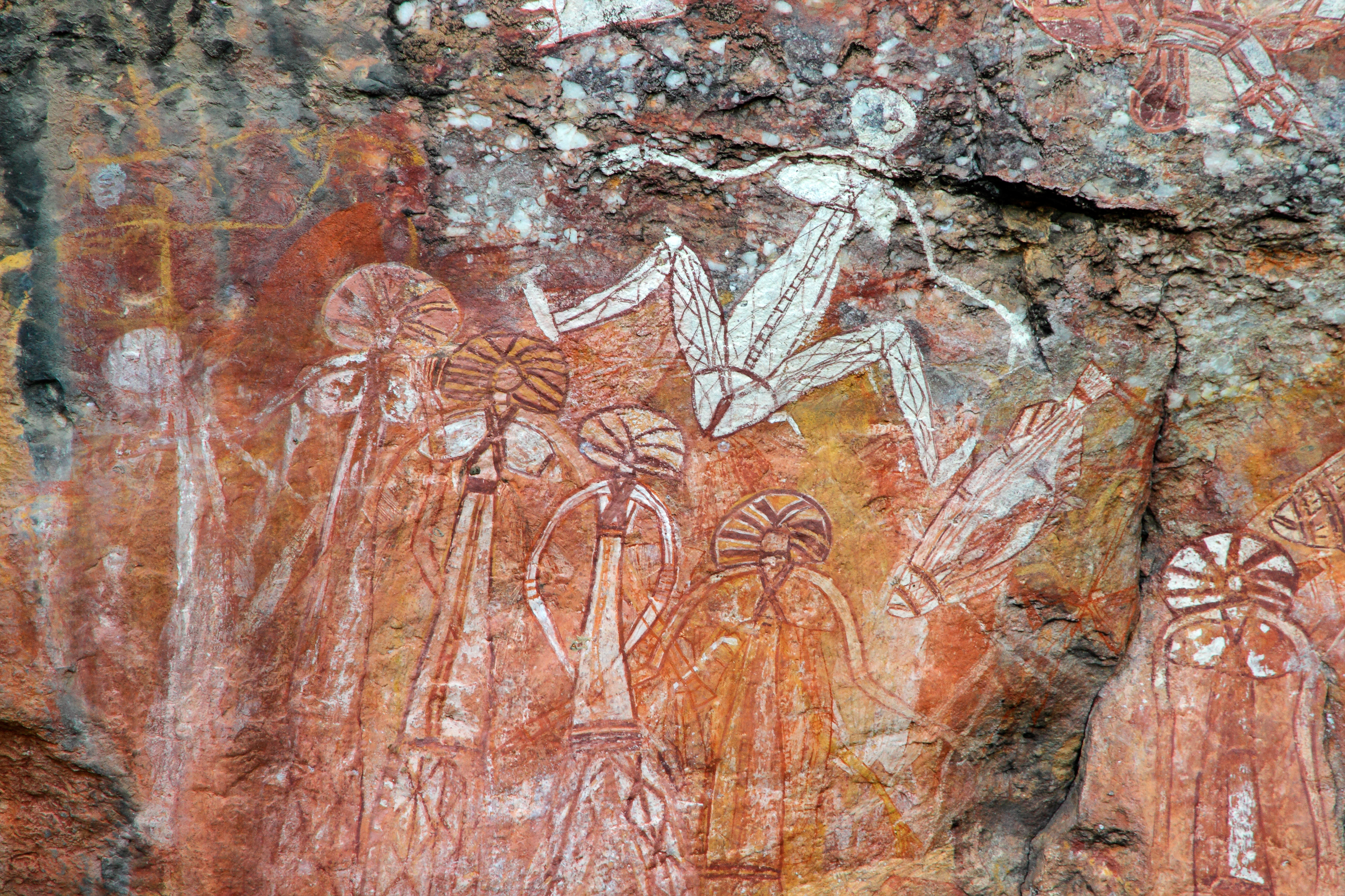 Aboriginal rock art at Nourlangie, Kakadu National Park, Northern Territory, Australia