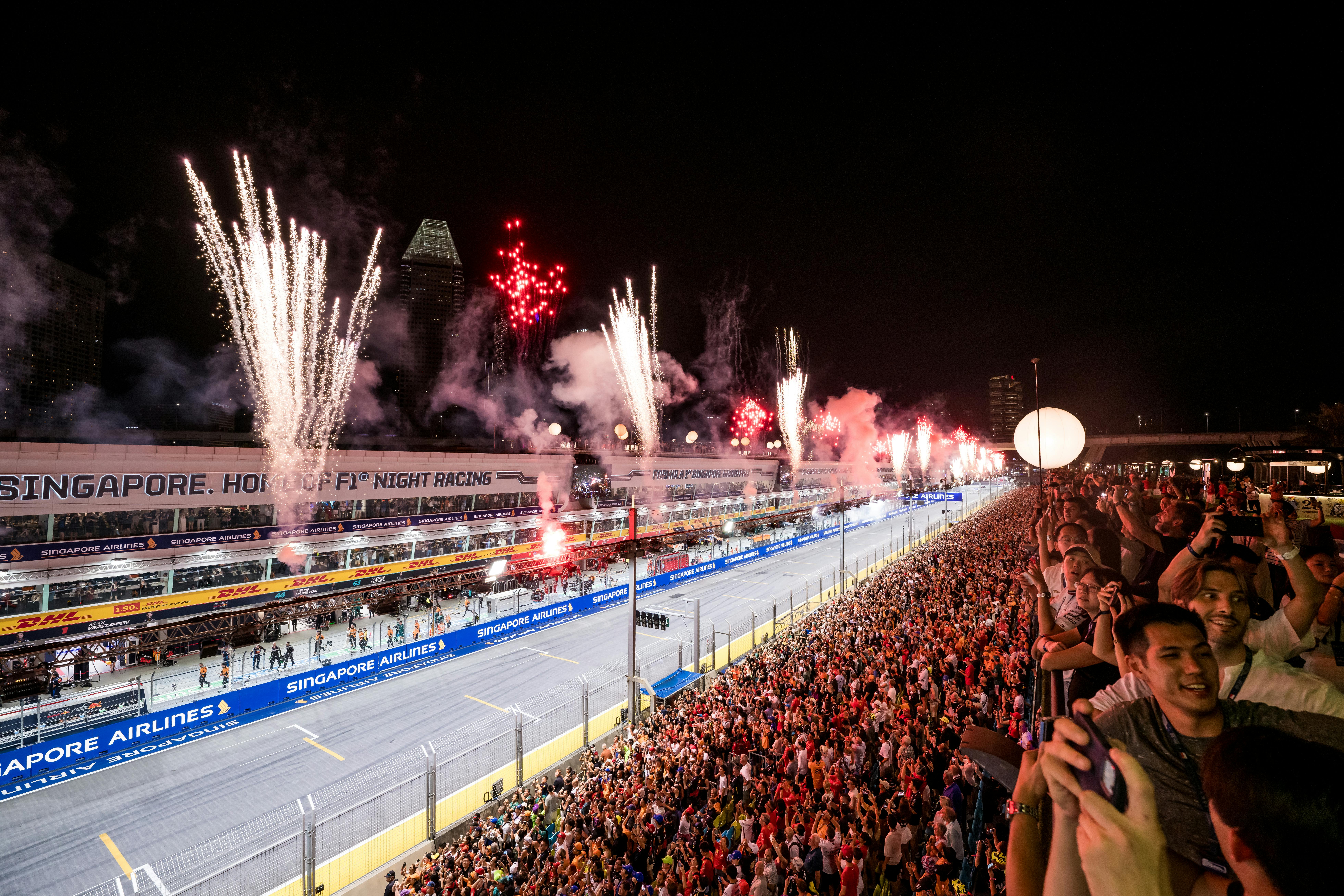 Sky Suites view and firework display